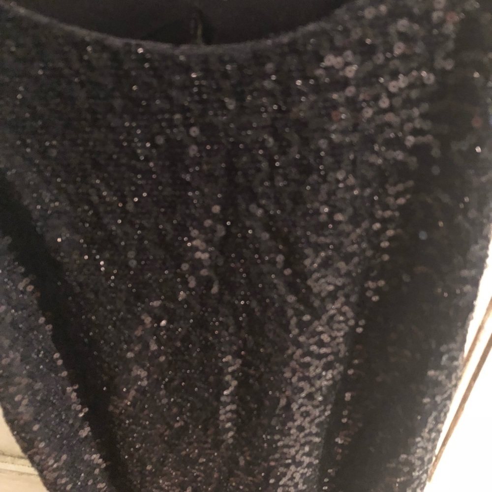 AQUA Black Sequin Dress - Picture 4 of 6